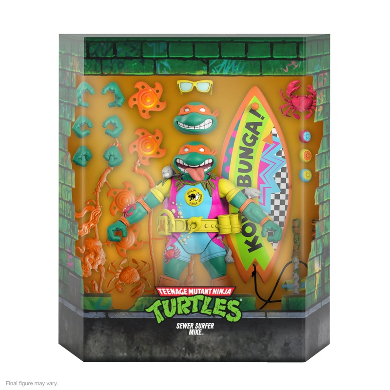 Фигурка Super7 - TMNT W6 - Sewer Surfer Mike