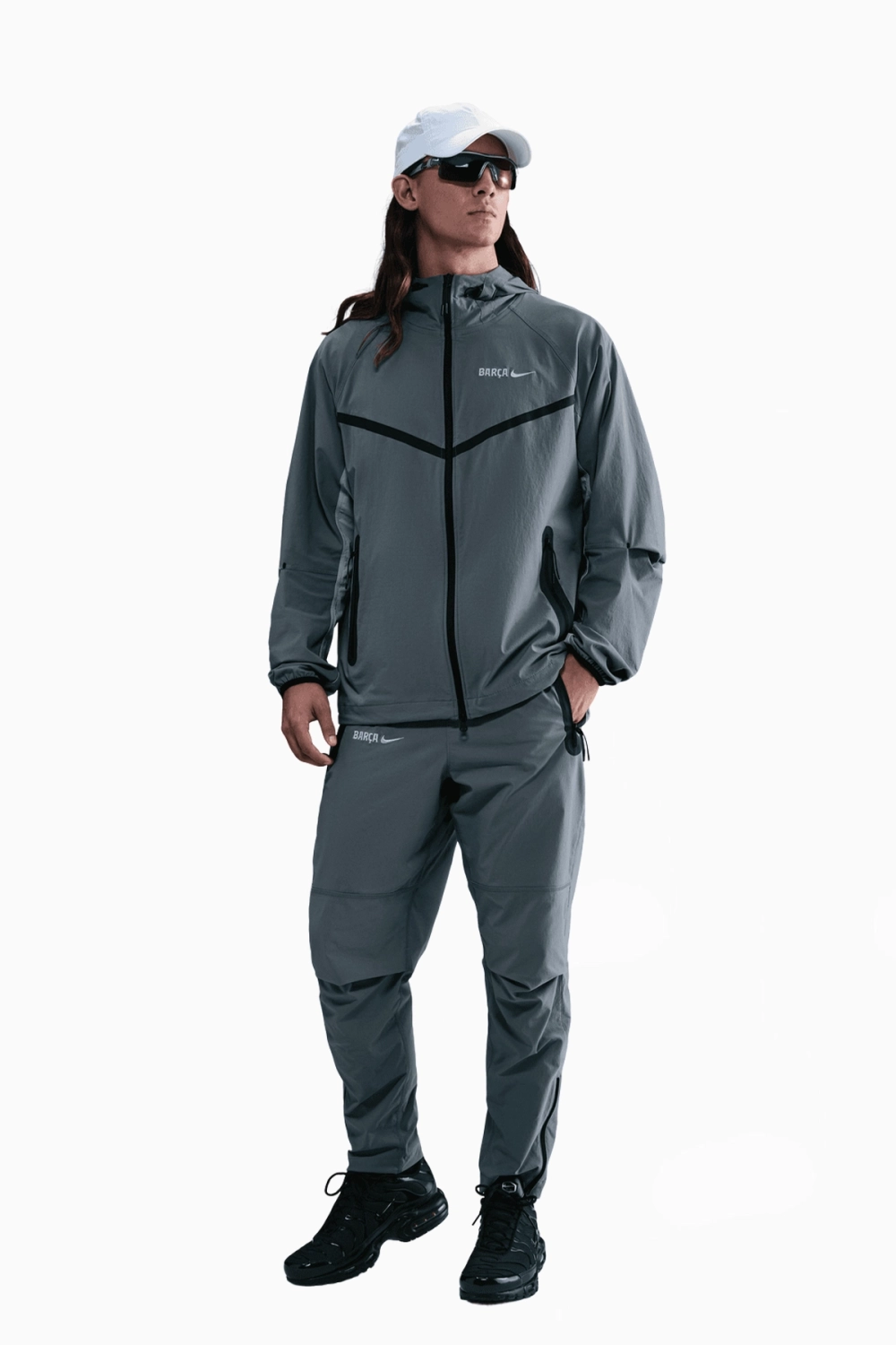 Штаны Nike FC Barcelona 25/26 Tech - серый