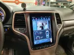 Магнитола для Jeep Grand Cherokee WK2 2013-2021 - Kuberg ZF-1217B-GE вертикальный экран в стиле "Тесла" Android 13, Быстрая, SIM-слот, CarPlay