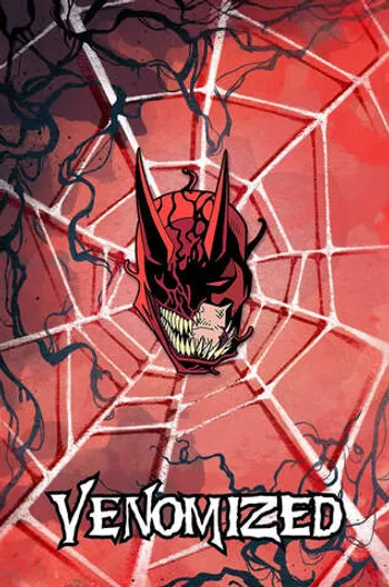 Металлический пин «Daredevil Venomized»