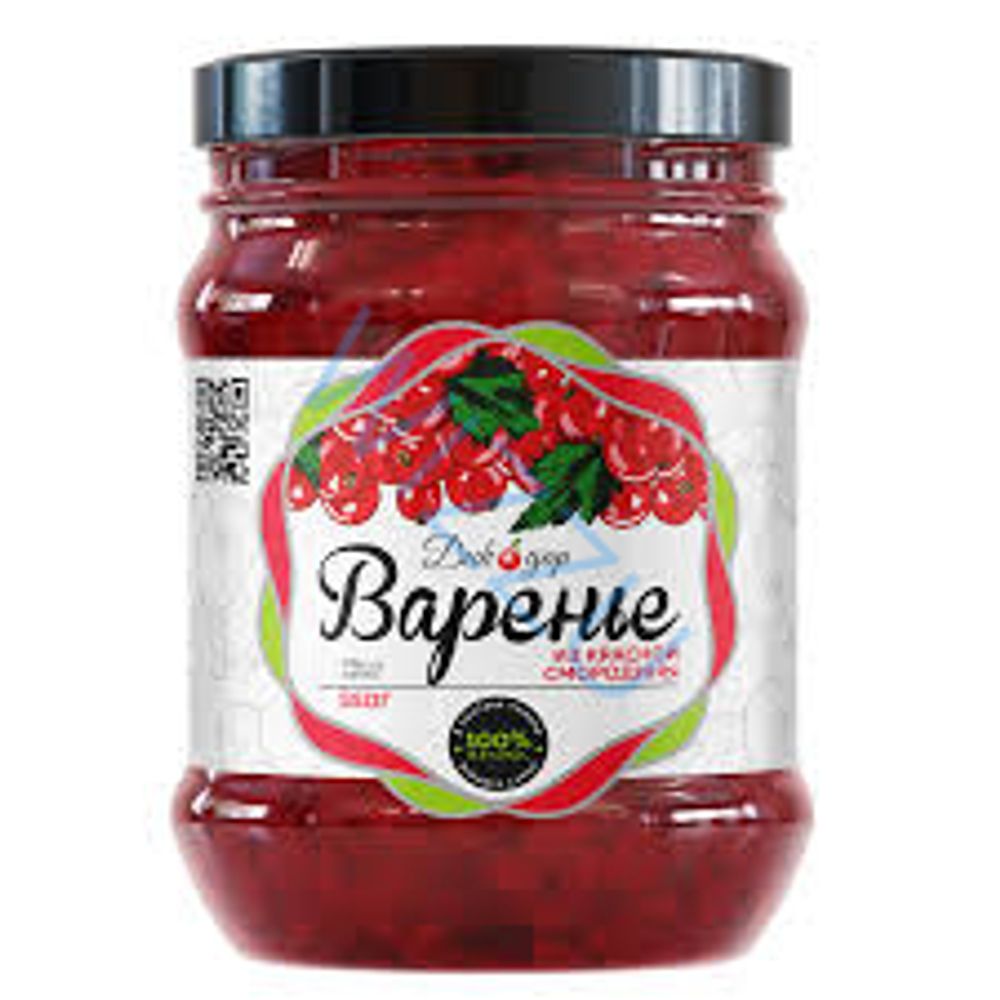 Варенье Из красной смородины (550 г Банка стекло твист офф)
