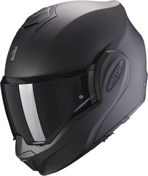 Купить Мотошлем Трансформер Scorpion EXO Exo-Tech Evo Solid / Матовый / Черный
