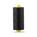 Нитка Gutermann Mara 120 (1000 метров), 1 кат., универсальная | _000 черный