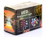 Электрогирлянда LED цветная фигурная 40 ламп, 5,8м, 1 режим мигания, черный провод, кор