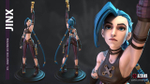 Jinx Джинкс League of Legends Лига Легенд lol Коллекционная Фигурка Аниме