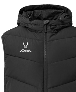 Жилет утепленный c капюшоном JÖGEL ESSENTIAL PerFormPROOF Padded Hooded Vest, черный, детский