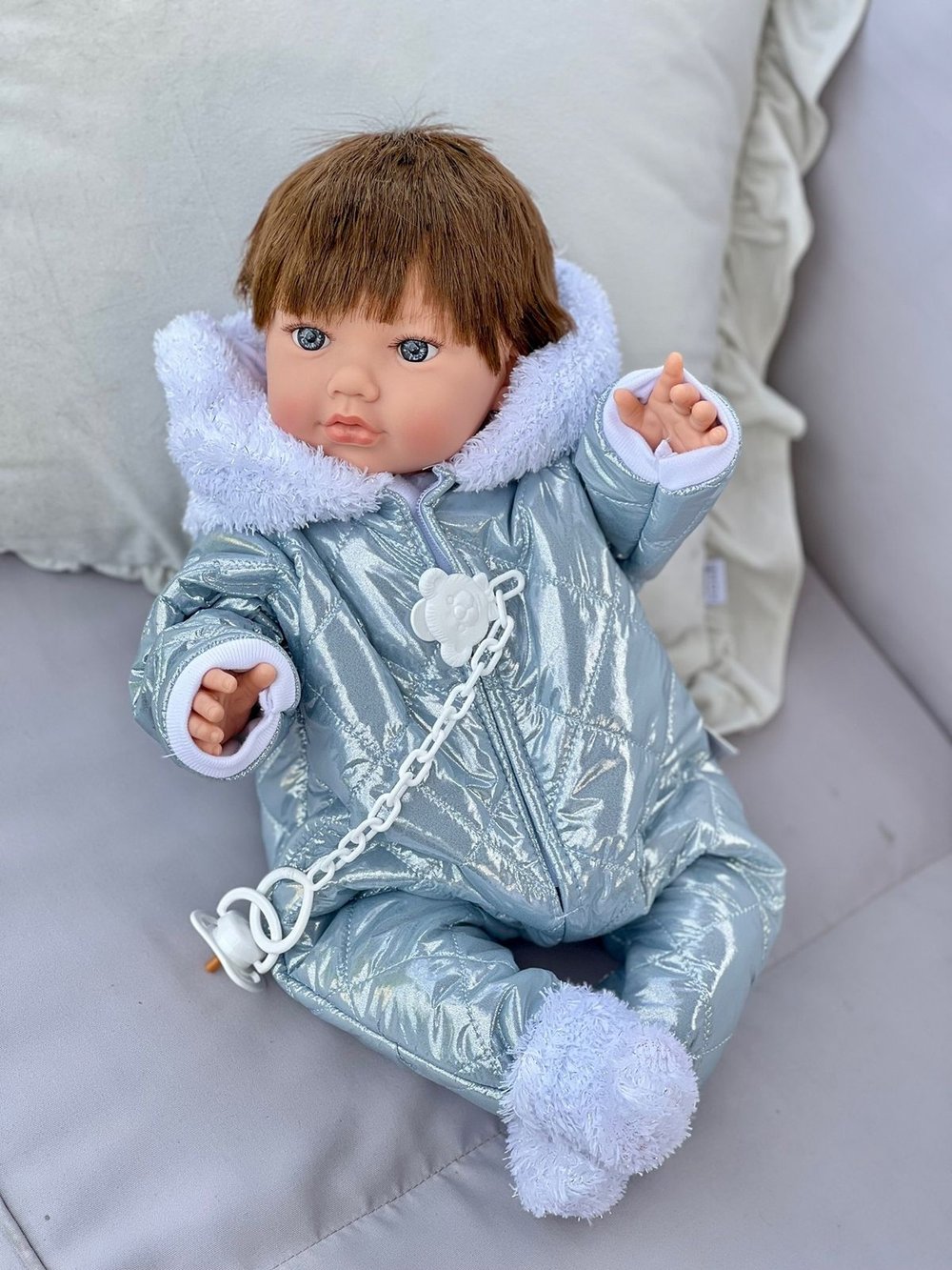Кукла для девочки 45 cм Тео мягконабивная  (M1163K)