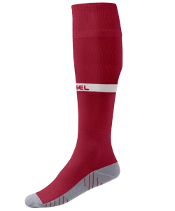 Гетры футбольные CAMP ADVANCED SOCKS, гранатовый/белый