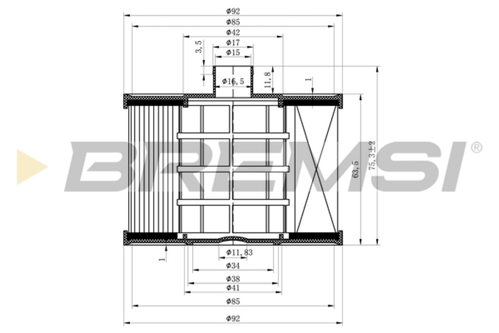 BREMSI - FE0041-BMS - Fuel Filter