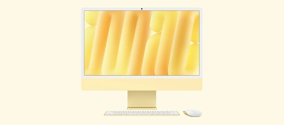 Моноблок Apple iMac 24" M4 (2024) 10CPU 10GPU 24/512GB Yellow
