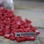 Стеклянная мозаика FLORY12 AW010 Красный 12x12 мм ArtWorker