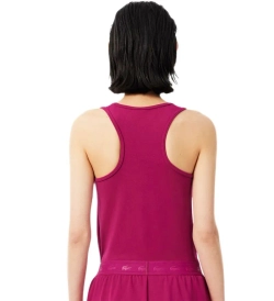 Топ теннисный Lacoste Sport Slim Fit - fuchsia pink