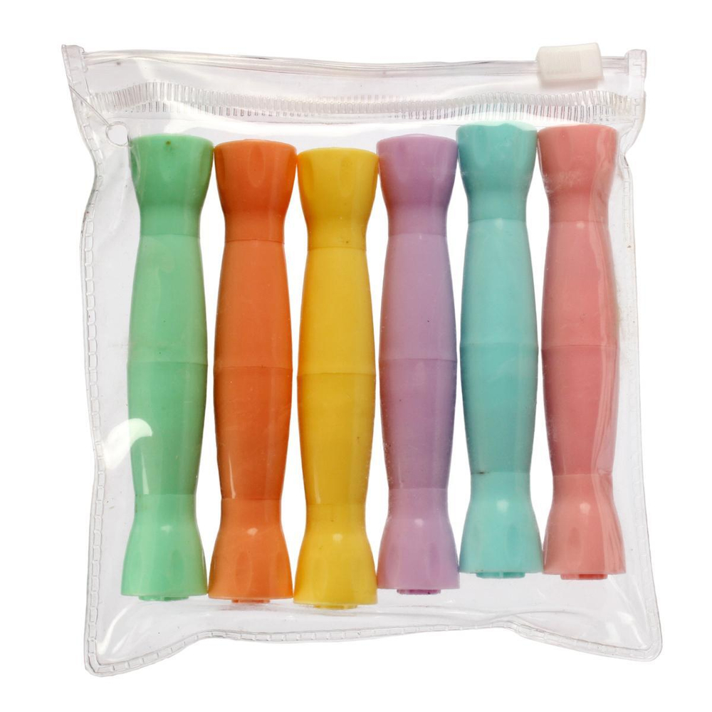 Набор текстовыделетелей CANDY, 6 штук, в ПВХ упаковке