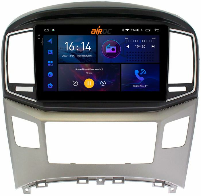 Магнитола для Hyundai H1 2015-2022 - AIROC 2K RI-2017 Android 12, Быстрая, QLed+2K, CarPlay, SIM-слот