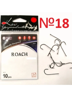 Крючок KOI "ROACH", размер 18 (INT), цвет BN