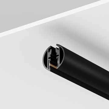 Шинопровод круглый подвесной 2м 24V TRX184-R-112B чёрный Levity Maytoni