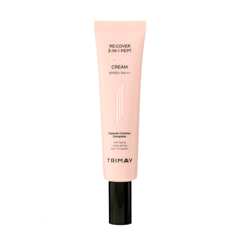 TRIMAY Антивозрастной ухаживающий ССС крем с пептидами Recover 3-in-1 Pept CCC Cream SPF50+PA+++ 30 ml