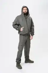 Костюм анатомического кроя (куртка+брюки) СКАТ ЭЛИТ КАНВАС, Серый