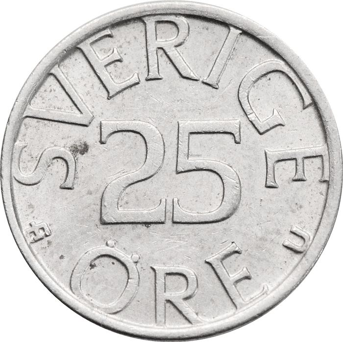 25 эре 1976-1984 Швеция