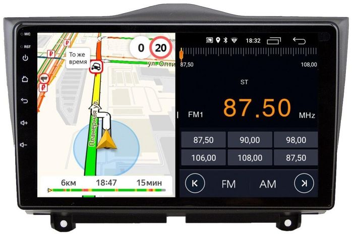 Магнитола для Lada Granta 2018+ - Parafar PF989LUX1FHD на Android 13, CarPlay, 4G SIM-слот