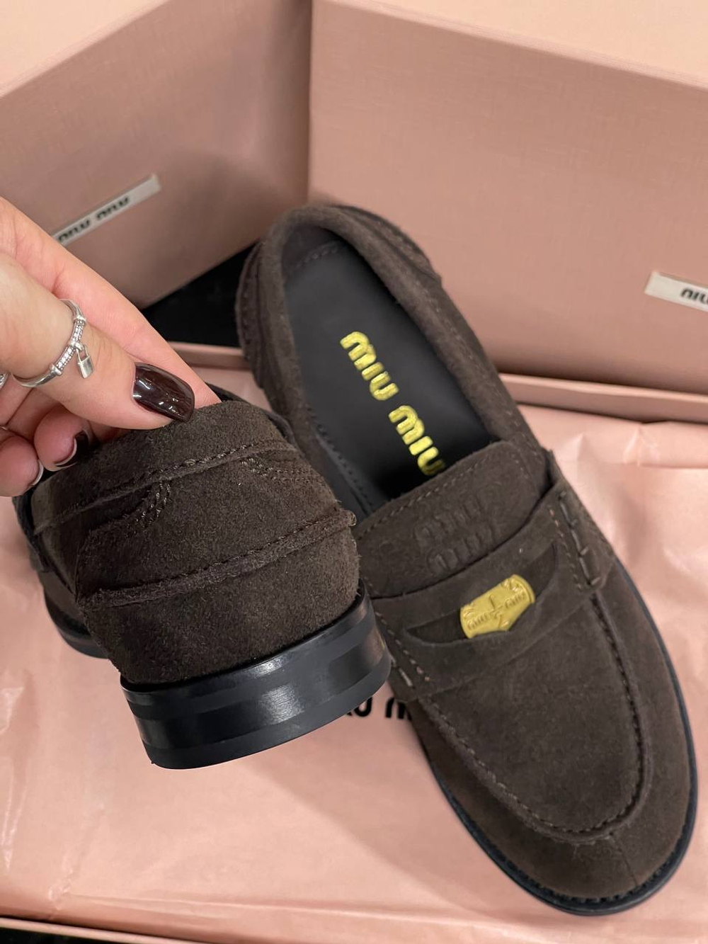 Лоферы Miu Miu