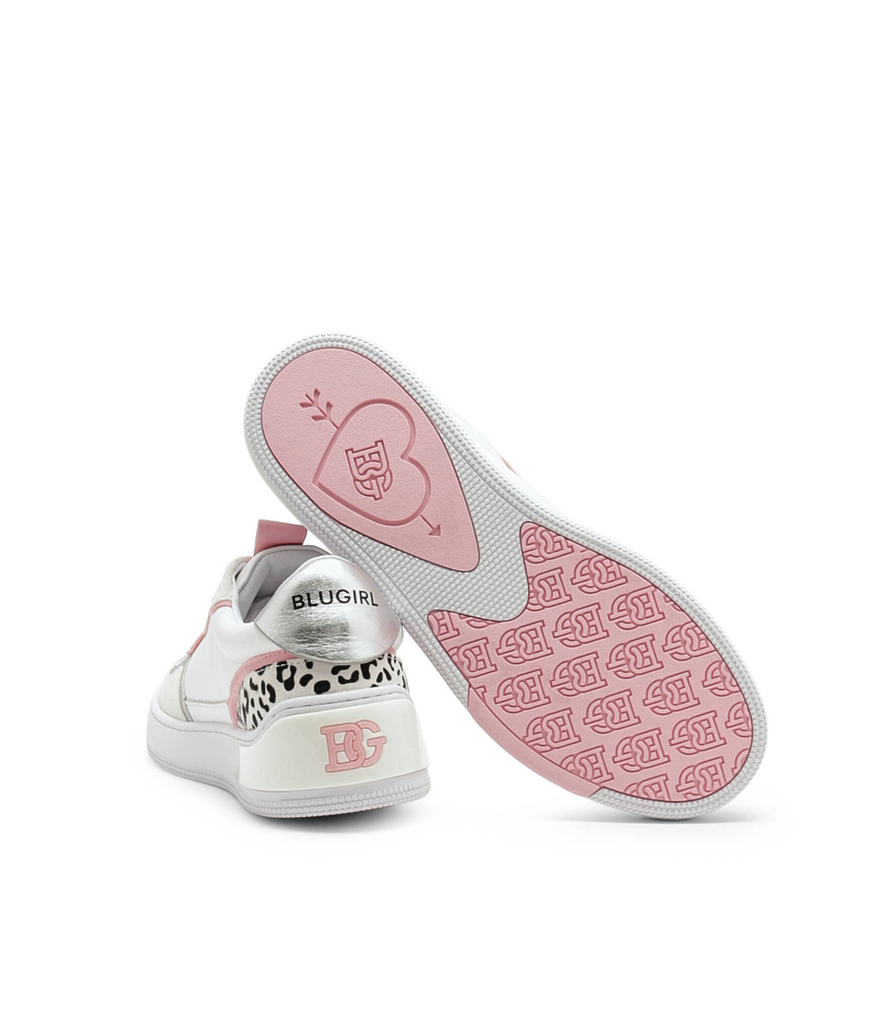 кожаные кроссовки BluGirl Blumarine - белый(6A2509 PX106)