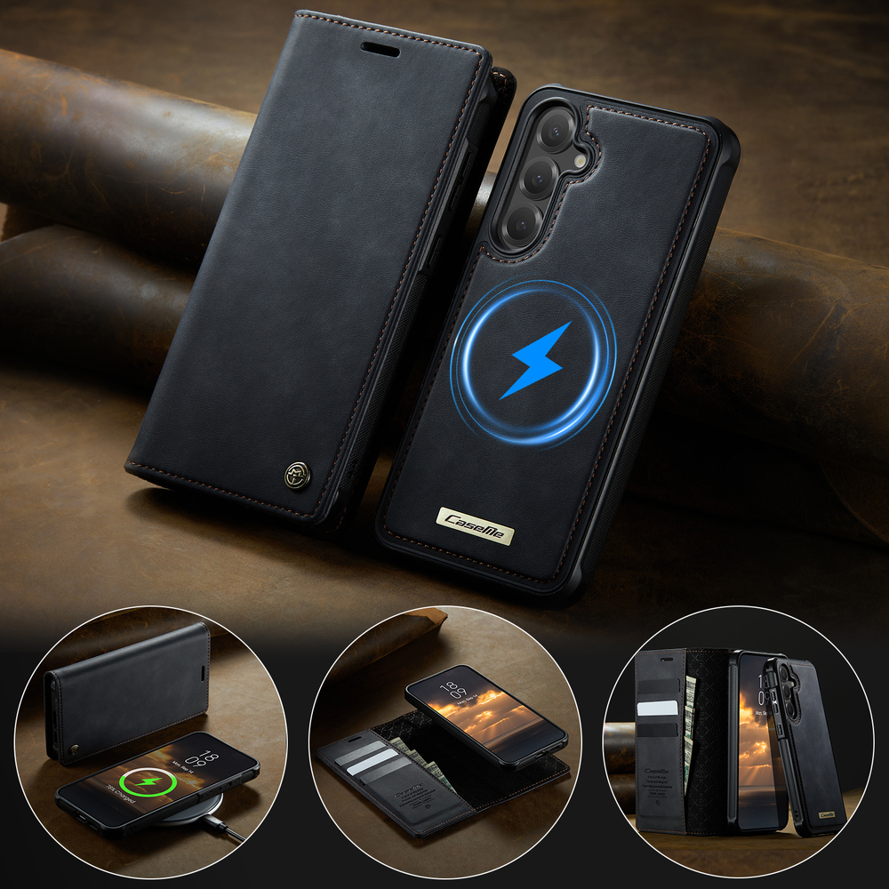 Чехол-кошелек CaseMe 2 in 1 MagSafe Samsung Galaxy S24