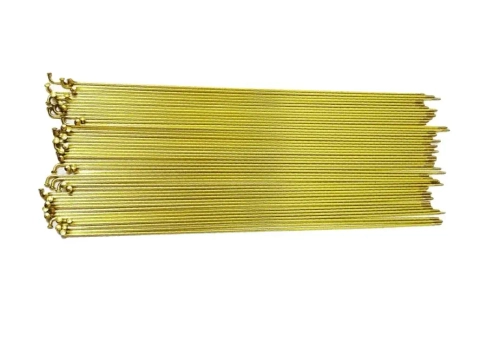 Спица 288 мм x 14G , с ниппелем, стальная, серебристая