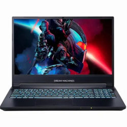 Ноутбук Dream Machines RG3050Ti-15KZ21 i5-11400H 16Gb SSD 1Tb NVIDIA RTX 3050Ti для ноутбуков 4Gb 15,6 FHD WVA Cam 41Вт*ч No OS Черный