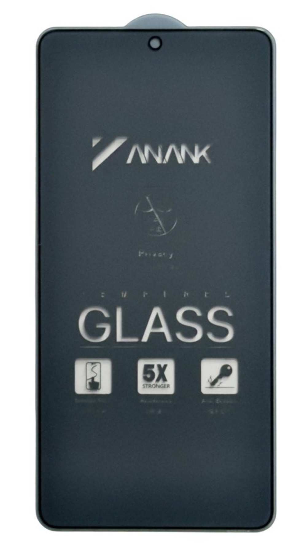 Защитное стекло Samsung S26 Ultra Anank 5X Reinforced 9H 26° Антишпион черное