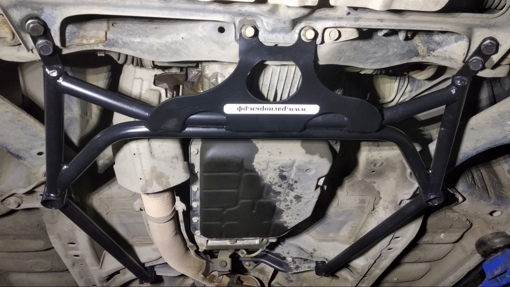 Усилитель переднего подрамника "паук" Subaru Forester 3 (SH) ТУРБО, Subaru Impreza 3 (GH) ТУРБО, Subaru Exiga ТУРБО (ПОД ЗАКАЗ)