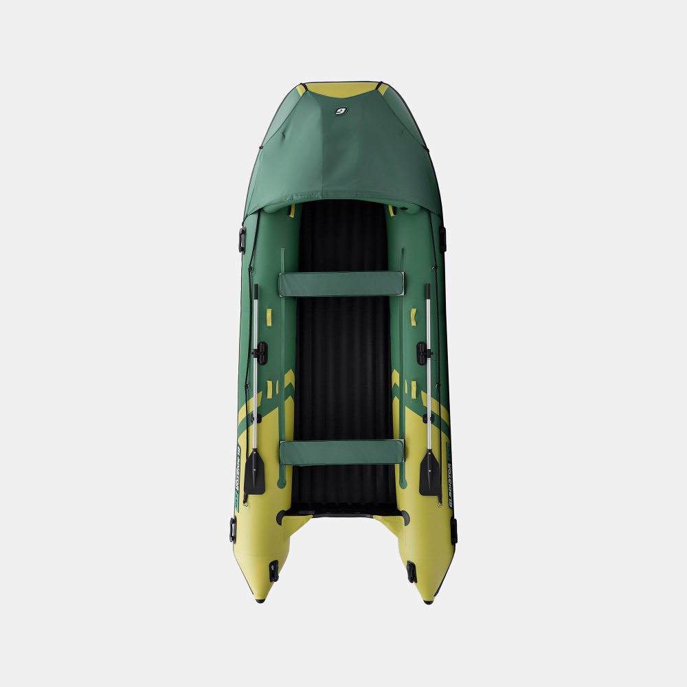 Надувная лодка GLADIATOR E450PRO зелено-оливковый