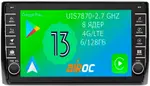 Магнитола для Skoda Kodiaq, Karoq - Airoc AB-3206 (кнопки и крутилки), Android 13, Быстрая, SIM-слот, CarPlay