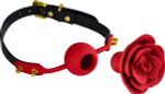 Изысканный кляп в форме розы Rose Ball Gag