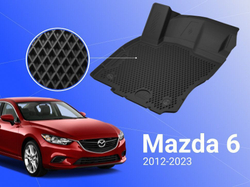 Коврики EVA 3D для Mazda 6 lll GJ 2013-23 Delform Premium EVS-1702