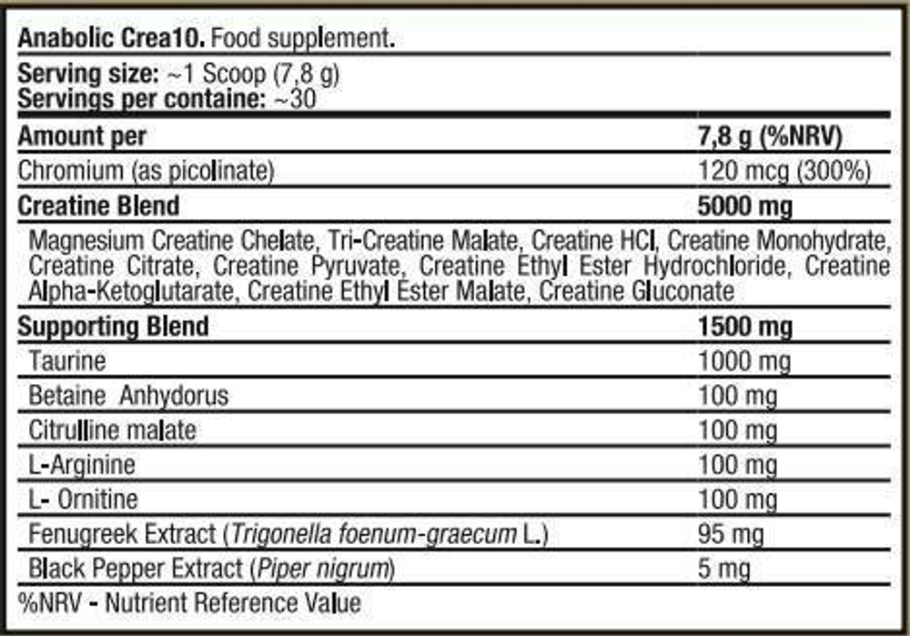 Креатин Kevin Levrone Anabolic Crea 10 207 г арбуз