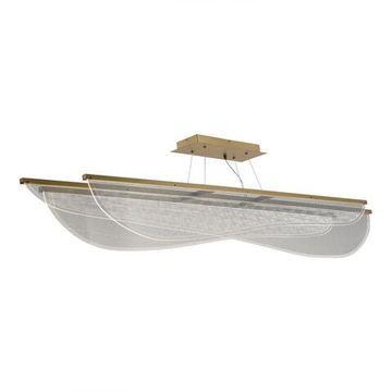 Светильник подвесной LED 60W 4000K SL6509.223.01 золотистый/прозрачный Fesale ST-Luce
