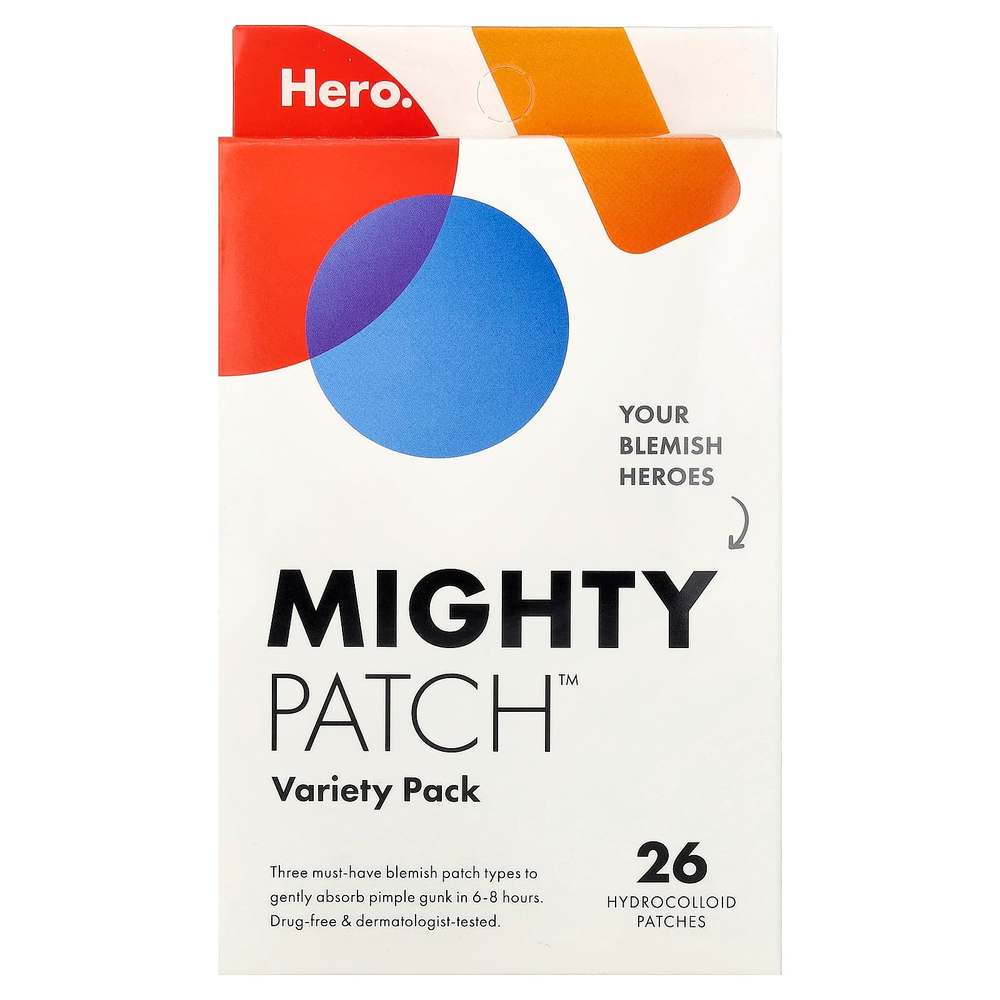 Hero Cosmetics, Mighty Patch™, 26 гидроколлоидных патчей