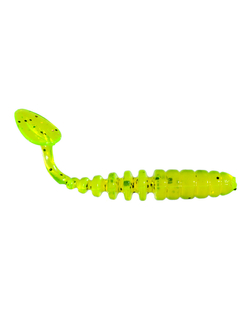 Приманка ZUB-SHAD  40мм(1,5")-12шт, (цвет 310) желтый с блестками