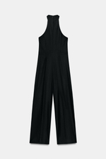 КОМБИНЕЗОН ХАЛТЕР С ЛЬНОМ — ZARA