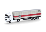 Грузовик Mercedes-Benz Actros пп контенеровоз "Deutsche Bahn" (N, 1:160)