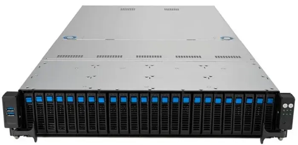 Серверная платформа ASUS  RS520A-E12-RS24U/1G/1.6kW/16NVMe/RH/OCP/GPU