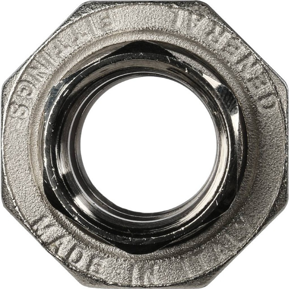 Соединение быстроразъемое (американка) STOUT SFT 0034 - 3/4" (ВР/ВР, латунь никелированная, металл по металлу)