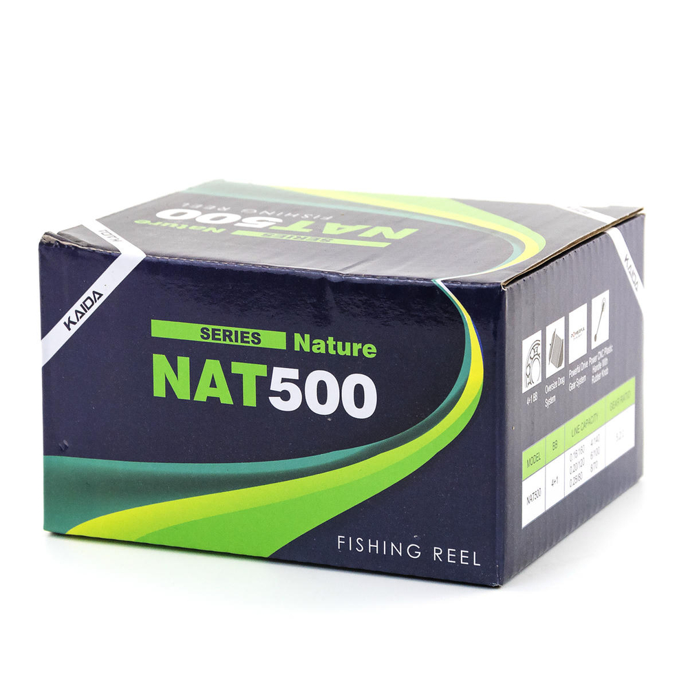 Безынерционная катушка 500 Kaida Nature (4+1BB, мет.шпуля)