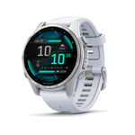 Умные часы Garmin Fenix 8, 43mm, Amoled Silver with Whitestone Silicone Band (010-02903-00)