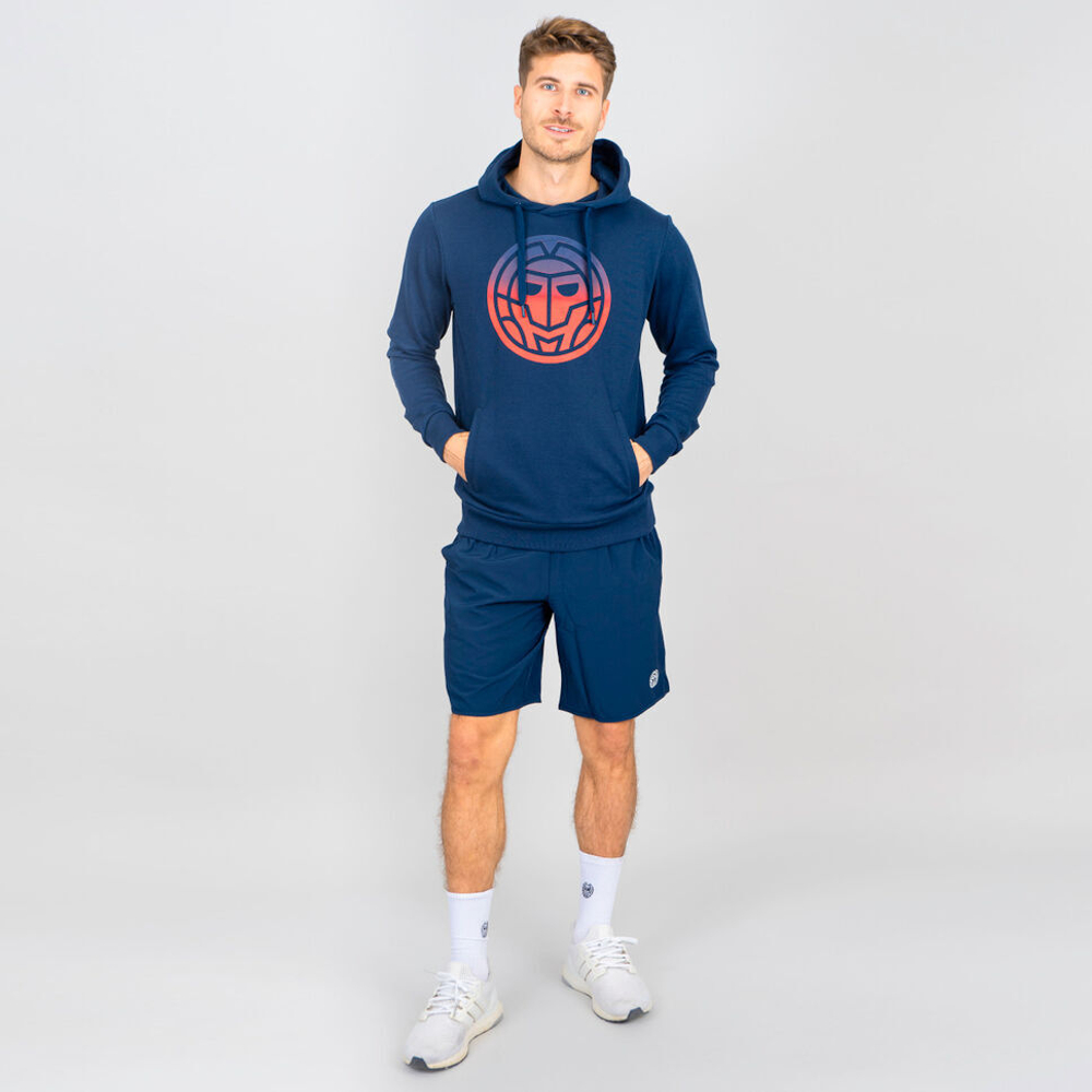 Мужская кофта теннисная BIDI BADU Colortwist Hoody Men - Dark Blue, Red