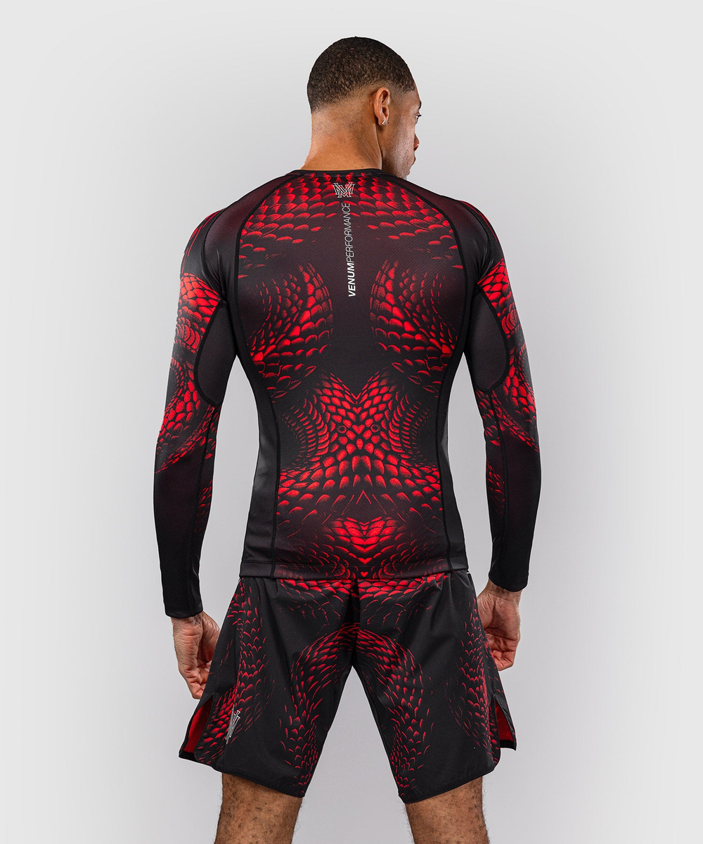 Рашгард Venum Matupa Black/Red/Silver L/S