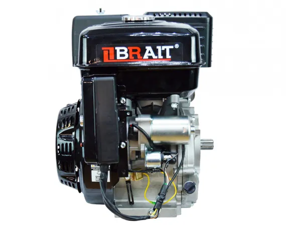 Двигатель бензиновый BRAIT GE1325EG (13 л.с., эл стартер, вал под шлицы)
