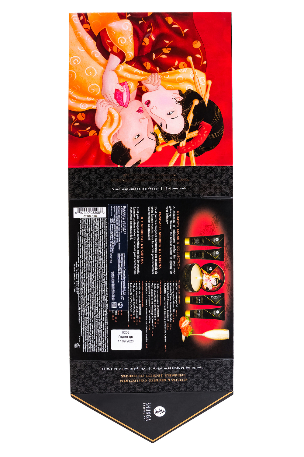 Набор Shunga Geisha Secret Клубника и шампанское