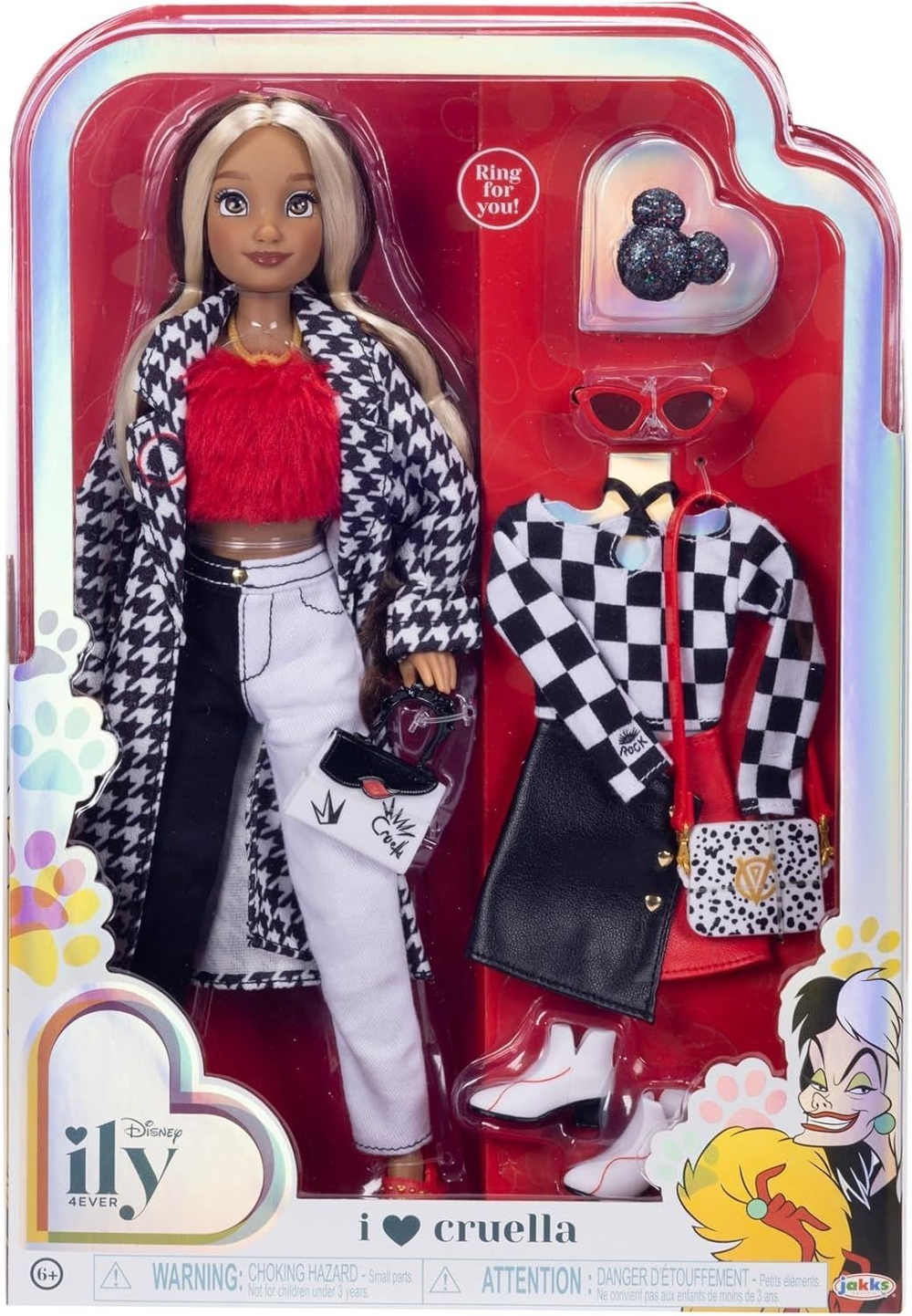 Кукла Disney Ily Круэлла Cruella с кольцом